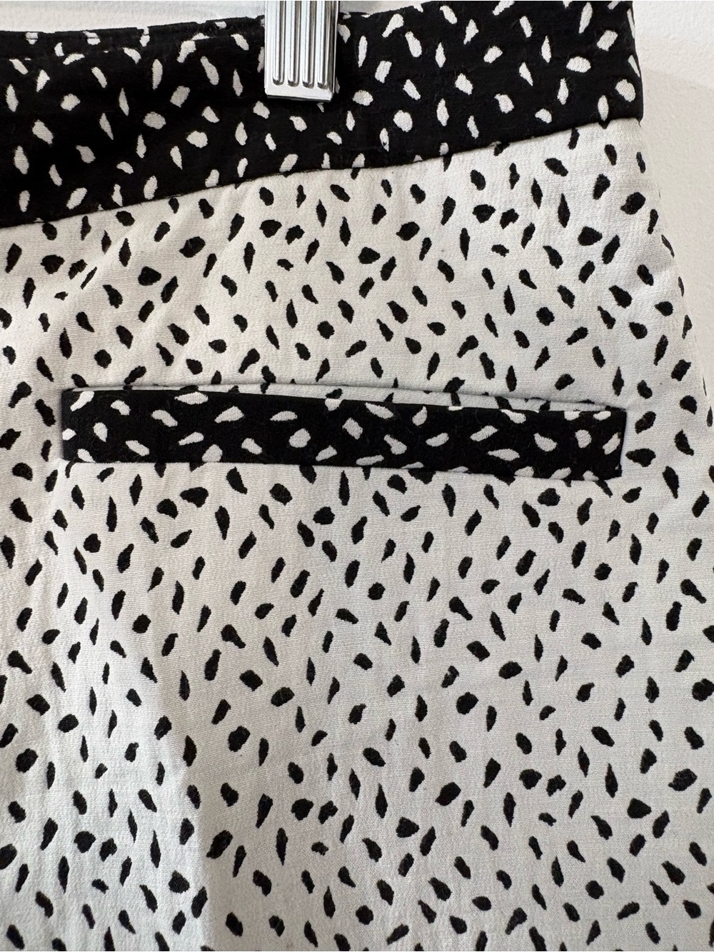 Zara Black & White Printed Pants - Picture 5 of 9